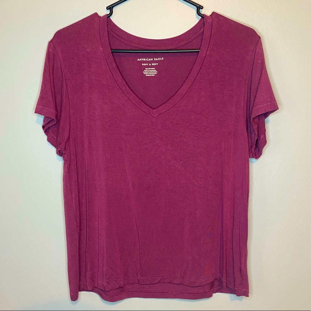 American Eagle Outfitters Soft & Sexy Tee Shirt | XS | Pink